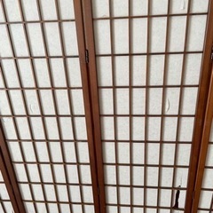 障子のついたて　6連の画像