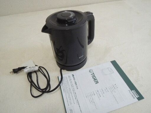 タイガー魔法瓶 PCJ-A102 電気ケトル 1L ポット USED 2022年製