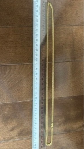 60cm!K18 6面！ネックレス15.3g