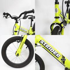 167)ストライダー14x ライムイエローSTRIDER バランスバイク 自転車
