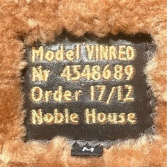 noble house ムートンジャケット　Mサイズの画像
