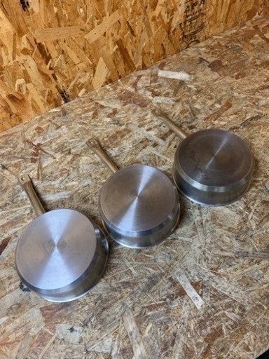 (6178) EMB PRO CHEF 片手鍋 3個 目盛付 2.0L IH