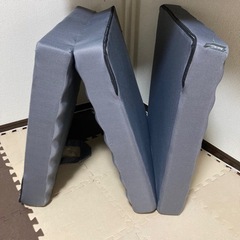 差し上げます 三つ折り 高反発マットレスの画像