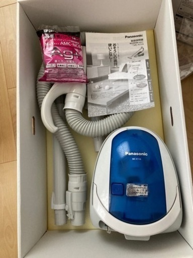 掃除機 パナソニック MC-K11A 取り扱い説明書＆純正紙パックつき