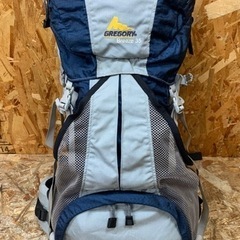 (6187) GREGORY グレゴリー Breeeze35 35L ブリーズ 登山 バックパック ライトグレー ブルー 中古 35 