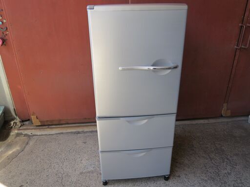【動作確認済】3ドア冷凍冷蔵庫　2012年製　255L　アクア　AQR-261AL