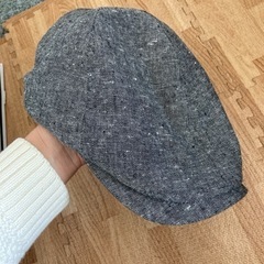 メンズ　ファッション　帽子　ハンチング　グレー