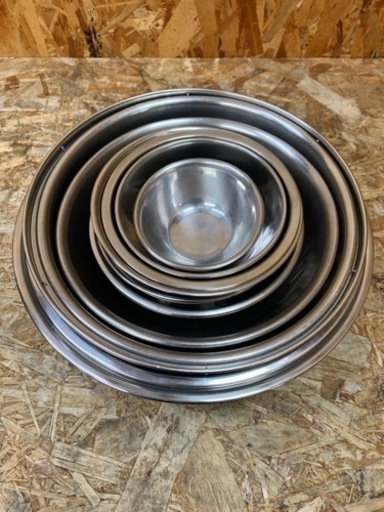 (6200) 業務用 ボウル ザル まとめて 16点 9cm~34cm 厨房用品 調理器具 飲食店 中古品 店舗用