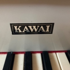 【お取引中】KAWAI グランドピアノ　ホワイトグレー　子供用　卓上の画像