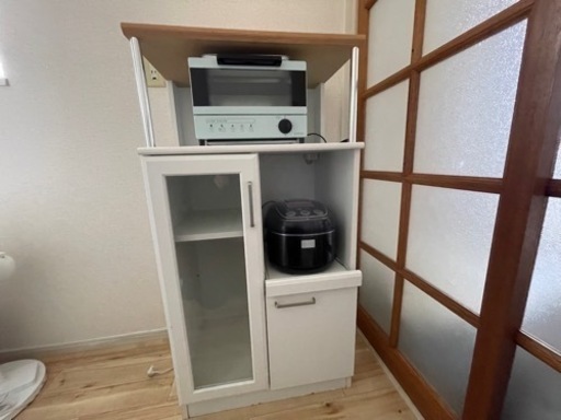 (取引先決定)食器棚　炊飯器　トースター
