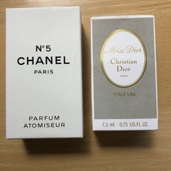 【未使用品】CHANELとディオールの香水の画像