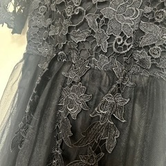 【最終値下げ】パーティードレス　ブラックレース　Mサイズの画像