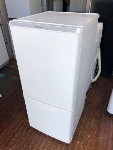 北九州市内配送無料店2020年式　パナソニック 冷蔵庫 幅48cm 138L マットバニラホワイト NR-B14DW-W 2ドア 右開