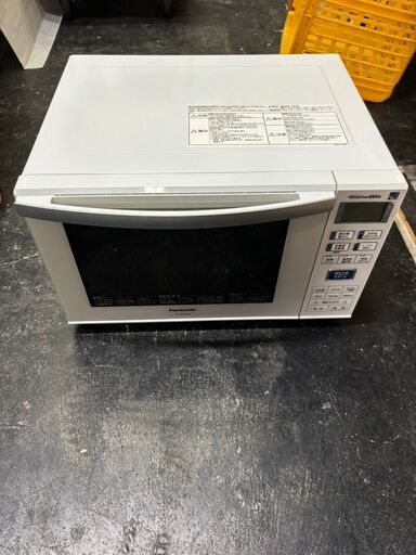 ☆中古￥8,800！Panasonic　オーブンレンジ　家電　2015年製　NE-MS23E2-KB型　【BD081】