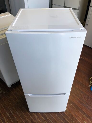 2022年式　YRZ-C12H1(ホワイト) 2ドア冷蔵庫 右開き 117L 幅478mm