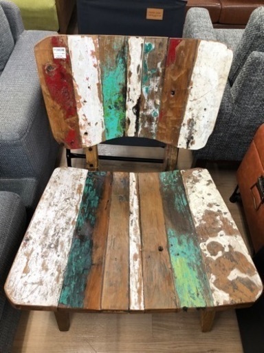 スクラップウッドチェア