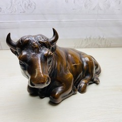 家具 インテリア雑貨/小物 置物、オブジェ 牛の画像