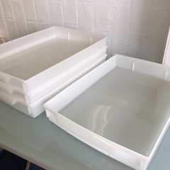 書類入れ　四つセット　白　A4サイズ