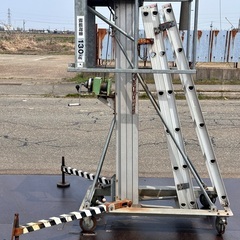 高所作業台 ハシゴリフト 手押し 伸縮 梯子 TL65-3