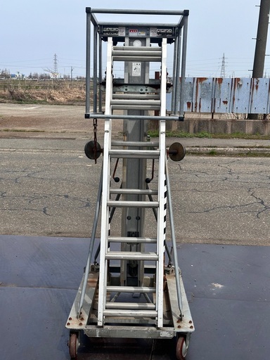 高所作業台　ハシゴリフト　手押し　伸縮　梯子　TL65-3