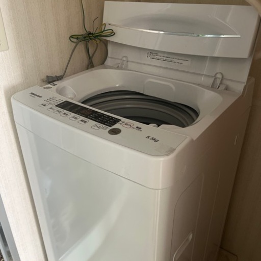ハイセンス　2022年製　5.5キロ　洗濯機