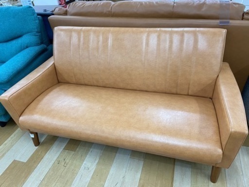 【トレファクラパーク岸和田店】karimoku×unico合皮2人掛けソファ入荷致しました。
