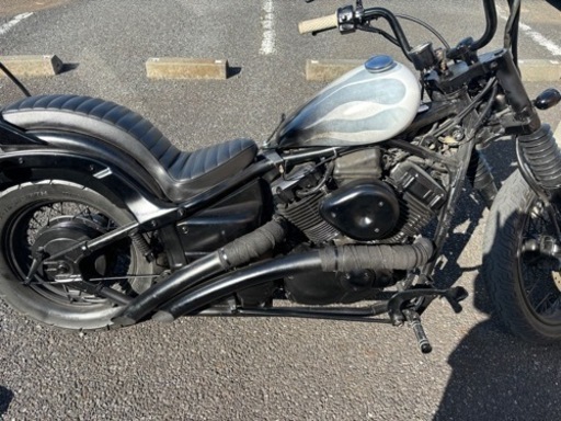 ドラッグスター400 ベントマフラー