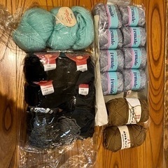 毛糸☆フェルト☆はぎれ布☆ボア布さしあげます