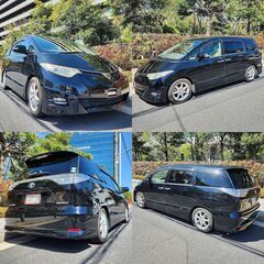 ☆エスティマアエラスGエディション車検後渡し！11.6万km台 ローダウン ブラック☆東京/大田区【下取OK】の画像