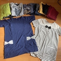 無料！！　マタニティ　授乳口付き　ワンピース　UNIQLO レギンス