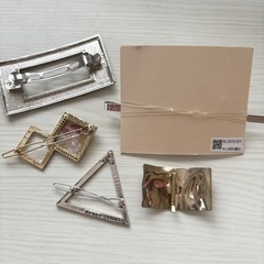 ヘアアクセサリーまとめ売り バレッタ アクセサリー ヘアゴム 5個 セット売りの画像