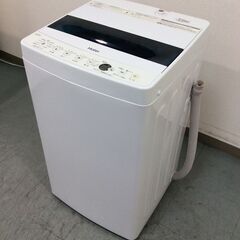 （4/15受渡済）JT8628【Haier/ハイアール 5.5㎏洗濯機】美品 2019年製 JW-C55D 家電 洗濯 簡易乾燥付