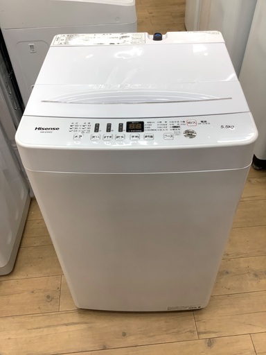 全自動洗濯機　Hisense(ハイセンス) 5.5kgのご紹介です！