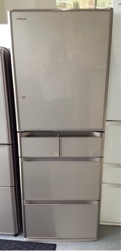 ＊HITACHI 日立 ノンフロン冷凍冷蔵庫 R-S4700E(XN)型 2015年製 470L 5ドア