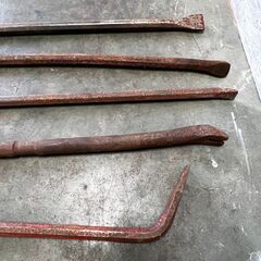 バール 大型 ロングバール 工具 釘抜き まとめ売り５点セットの画像