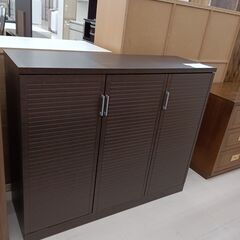 ★ジモティ割あり★  シューズボックス ブラウン W111×D3...