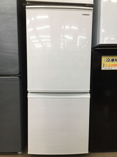 【中古品】シャープ　冷蔵庫　ＳＪ－Ｄ14Ｅ－Ｗ　2019年代　137ℓ