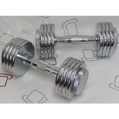 【IGNIO】イグニオ　クロームダンベル　10kg x ２個セット 自宅トレ イグニオ(IGNIO) ハード ダンベルセット 10kg × 2個｜Yahoo