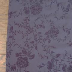 新品👀‼️シックな紫薔薇刺繍パープルワンピースの画像