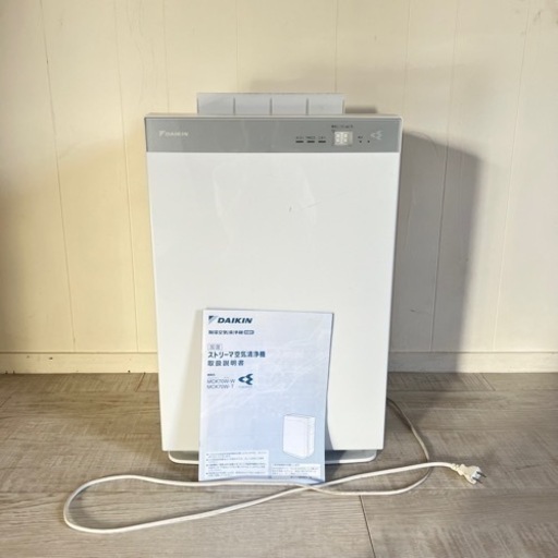 【2020年製】ダイキン(DAIKIN) 加湿ストリーマ空気清浄機 ホワイト MCK70W-W 加湿器 中古家電 加湿空気清浄機