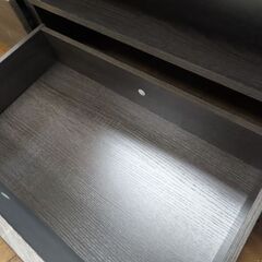 ♪テレビ台 TVボード 119cm 引出付 ダメージ模様 札幌♪の画像