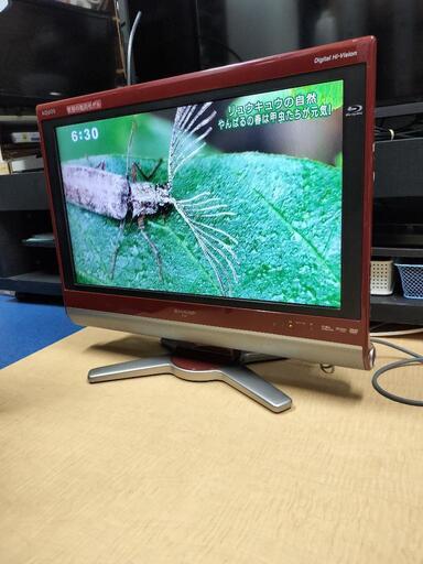 SHARP　液晶テレビ　DVD再生＆録画プレイヤー内蔵　2009年製