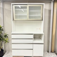  16867  NITORI 2枚ガラス扉キッチンボード   ◆大阪市内・東大阪市他 5,000円以上ご購入で無料配達いたします！◆ ※京都・高槻・枚方方面◆神戸・西宮・尼崎方面◆生駒方面、大阪南部方面　それぞれ条件付き無料配送あり！            