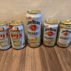 トリス&ジムビームハイボール計五本