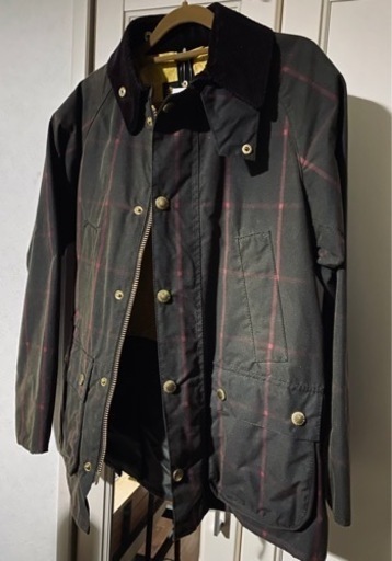新品未使用/限定品) Barbour BEAMS別注 BEDALE SL WINDOW PANE CHECK 34