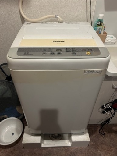 洗濯機パナソニック2016年製5kg