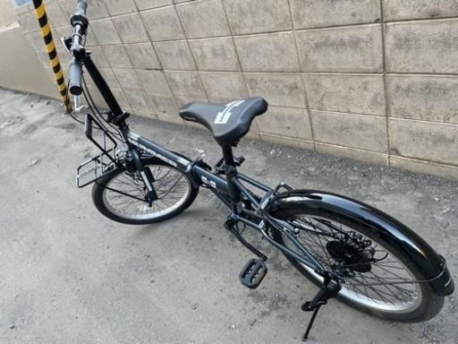 （札幌引き取り限定）HUMMER 折りたたみ自転車 ブラック切り替え式 札幌引き取り限定）HUMMER 折りたたみ自転車 ブラック切り替え式 札幌