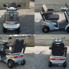 13.8万円 艶有り美車♪スズキ セニアカー ET4D6 動作良好 (バッテリー約90％良好)★電動四輪車いす/シニアカー★全国発送可能/松山市内無料配送★愛媛県松山市よりの画像