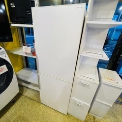 《売約済》【池上店】冷蔵庫　アクア　AQUA ノンフロン　冷凍冷蔵庫　冷凍庫　270L  2ドア　検　3ドア　大きめ　