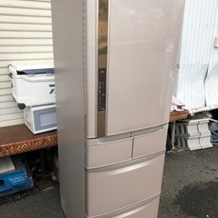 福岡市内配送無料　日立 HITACHI R-S420CM-T [真空チルドSL冷蔵庫 (415L・右開） 5ドア ソフトブラウン]